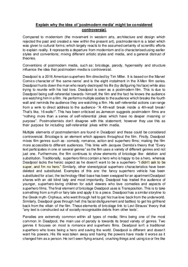 sparknotes modernism conclusion of modernism in literature